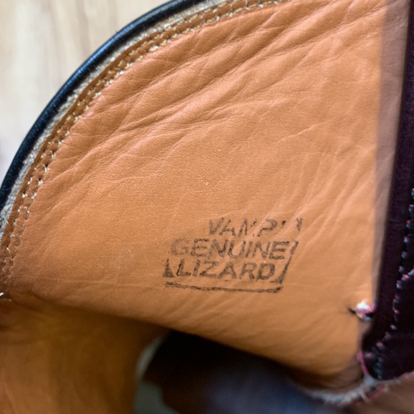 Lucchese M2901 J4 Lizard Boots Black Cherry Cowboy Boots SOLD - Picture 7 of 7